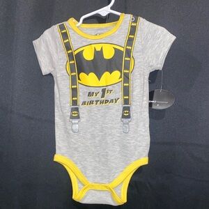 Batman 1st Birthday Bodysuit